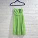 J. Crew Dresses | J.Crew Silk Strapless Dress, Euc, Size 0p . | Color: Green | Size: 0p