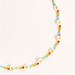 Free People Jewelry | Free People Rainbow Daisy Flower Seed Love Bead Necklace | Color: White/Yellow | Size: Os