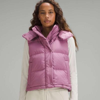 Lululemon Athletica Jackets & Coats | Lululemon Wunder Puff Vest In Velvet Dust | Color: Pink/Purple | Size: 8