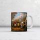 John Trumbull: Surrender of General Burgoyne. Fine Art Mug/Cup. Ideal Gift Coffee/Tea Mug