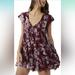 Free People Dresses | Free People Sully Dress In Raisin Combo | Color: Red | Size: S