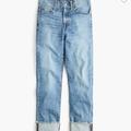 J. Crew Jeans | Jcrew Size 29 High-Rise Boyfriend Eco Jean With Tall Cuff | Color: Blue | Size: 29