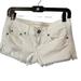 American Eagle Outfitters Shorts | American Eagle Size 0 Shortie Women White Denim Distressed Cutoff Shorts | Color: White | Size: 0