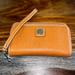 Dooney & Bourke Bags | Dooney & Bourke Camel Leather Wristlet Wallet | Color: Tan | Size: Os