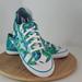 Coach Shoes | Coach Women's Barrett Sneakers Patent Leather Blue Teal Low Top Shoes Size 11b | Color: Blue/Green | Size: 11