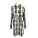 Columbia Dresses | Columbia Shirt Dress Women's Multicolor Plaid Pockets Collared Long Sleeves Xl | Color: Red | Size: Xl