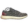 Adidas Shoes | Adidas Pureboost Go Mens Size 9.5 Black Knit Athletic Running Shoes Sneaker Ah23 | Color: Gray/Red | Size: 9.5