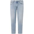 Tapered-fit-Jeans PEPE JEANS "TAPERED JEANS" Gr. 32, Länge 34, light used pf3 Herren Jeans Tapered-Jeans
