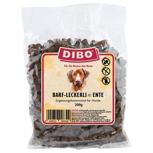 6x 200g DIBO BARF-Leckerli mit Ente Hundesnacks