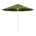 California Umbrella 9' Rd. Aluminum/Fiberglass Rib Market Umb, Deluxe Crank Lift/Collar Tilt, White Finish, Pacifica Fabric