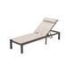 VredHom Outdoor Aluminum Adjustable Chaise Lounge with Headrest and Wheels - 75.98" L x 24.02" W x 43.7" H