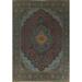 Over-dyed Tabriz Persian Area Rug Wool Hand-knotted Classic Carpet - 9'11" x 12'6"