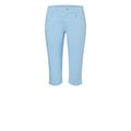 Mac Capri-Jeans Damen blau, Gr. 42-17, Baumwolle, Capri Jeans für stilvolle Sommerlooks