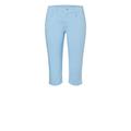 Mac Capri-Jeans Damen blau, Gr. 46-17, Baumwolle, Capri Jeans für stilvolle Sommerlooks