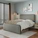 Modern Queen Size Platform Bed with Headboard,Upholstered Bed with Under Bed Storage, Heavy Duty Metal Slats
