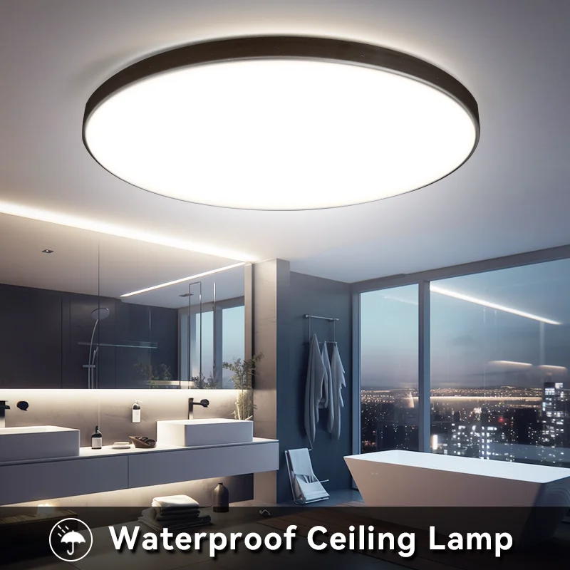 Wasserdichte Badezimmer Lampe Decke Led-deckenleuchten 18W 30W 40W Runde Led-deckenleuchte Für Küche Wohnzimmer wc Zimmer 220V