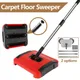 Carpet Floor Sweeper Non-Electric Carpet Sweeper Cleaner Efficient Hand Push Eco-Friendly Broom