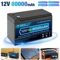 Batterie au lithium pour véhicule électrique 12 V 80 Ah Li Ion 18650 améliorée 9 V-12 V 60 Ah 80 Ah