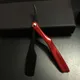 Männer rasieren Friseur Werkzeuge Haar Rasiermesser schwarz Klapp rasierer Messer Edelstahl gerade