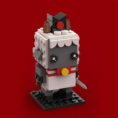 MOC Schafe Culted of The Lambs Actionfiguren BrickHeadz Baustein Set Cartoon Lamm Modell Ziegel Image