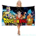 Serviettes de plage Dragon Ball Goku Anime pour enfants impression 3D dessin animé 75x150cm