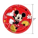Bannière de ballon d'anniversaire noir et rouge Disney décoration de scène fête à thème TureMouse