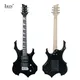 IRIN Electric Guitar 6 String 24 Frets Flame Electric Guitar Rosewood Fingerboard Maple Neck A