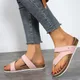 Ladies Set-toe Platform Beach Shoes Cork Open Toe Flat Slippers Anti-Slip Cool Flip Flops Casual