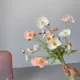 InjFlowers-Fleurs artificielles à longue tige faux coquelicot table de jardin réchauffante