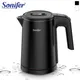 Travel Electric Kettle Tea Coffee 0.8L Mini Stainless Steel Cordless Portable Kettle 1000W For Hotel