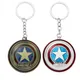 Porte-clés pendentif The Avengers services.com America Shield pour hommes et garçons porte-clés