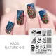 Nail Stamping Plate Flower Line Pattern Design Nail Art Stencil Plate 7*8cm Stainless Steel Nail Art