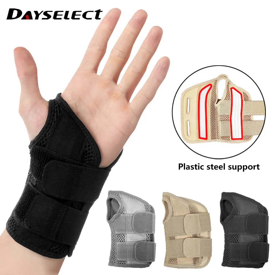 Attelle de poignet de pouce pour Fitness, enveloppe du canal carpien, arthrite, tendinite, entorse, Support de poignet, Bandage, gymnastique, sport à domicile, protection des mains