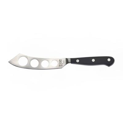 Mercer Culinary M23605 5" Soft Cheese Knife w/ Black Ergonomic POM Handle, High-Carbon German Steel, Ergonomic handle