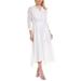 Maxi Dress - White - Peserico Dresses