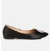 London Rag Karder Brooch Detail Ballet Flats - Black