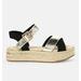 London Rag Flatform Espadrilles Sandals - Gold