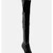 London Rag Noire Thigh High Long Boots In Patent Pu - Black - US-9 / UK-7 / EU-40