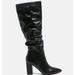 London Rag Hanoi Knee High Slouch Boots - Black