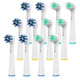 Replacement Toothbrush Heads for NG01 Oral B Braun 12 Electric Toothbrush Heads Precision Clean Brush Heads Refill Compatible with Oral-B 7000/Pro 1000/9600/ 5000/3000/8000 (12pack)