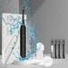 PeiBaiShun Electric Toothbrush Electric Toothbrush With 4 Brush Heads Smart 6-speed Timer Electric Toothbrush IPX7 magnolia home decor