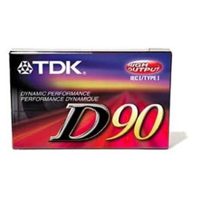 TDK Normal Bias 90 Min Audio Cassette 1 PK