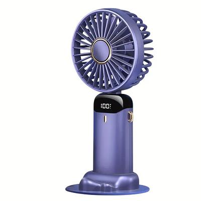 Waist Fan with 10000mAh Battery – Multifunction Necklace Fan, Strong Airflow 3-Speed Personal Cooling Fan for Outdoor Work