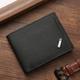 Stylish and Durable Men's PU Leather Bifold Wallet with Card Slots - Perfect Gift for Him
