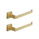 2 Pcs Hand Towel Holder Bath Towel Ring Bathroom Towel Rack Kitchen Square Hand Towel Bar Hangers Stainless Steel Wall Mounted 2 Pack Brushed Nickel Gold Black Chrome