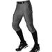 Alleson Athletic B42785095 Youth No Fly Football Pants with Slotted Waist Charcoal - Large