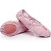 Nexete Ballet Shoes Split-Sole Slipper Flats Ballet Dance Shoes for Toddler Girl & Women in Gold Gold Glitter Silver Pink Pink Glitter Rose Gold Nude Colors