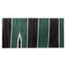 Dura-Tech Woven Navajo Western Saddle Blanket 32 X 32 | Color Green/Black