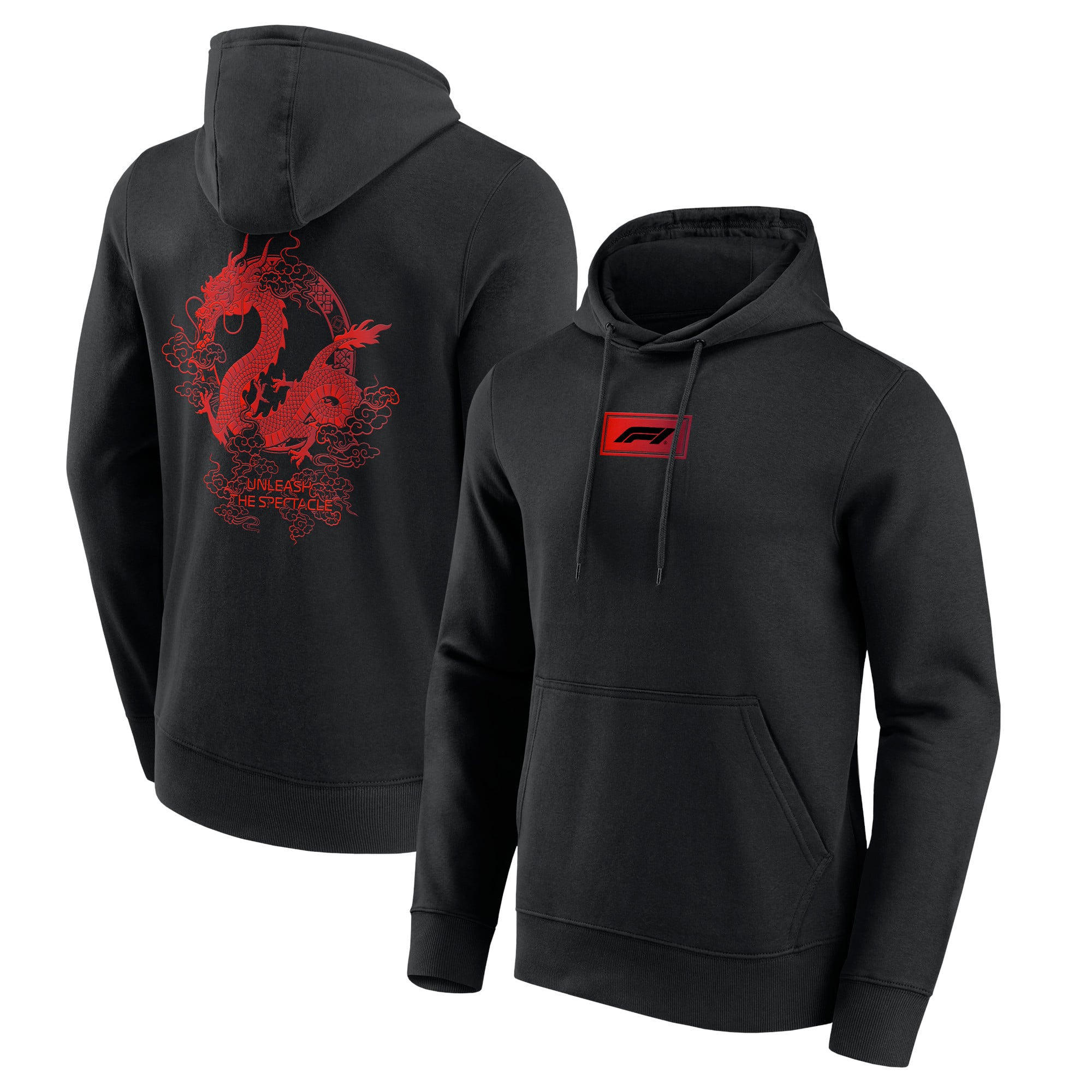 Sweat à capuche graphique Formula 1 Unleash The Dragon - Noir - Unisexe - Homme Taille: L
