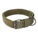 Military Dog Collar Adjustable Breathable Lightweight Widened Pet Training Collar with Metal D Ring for Medium Large Dog L